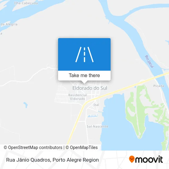 Rua Jânio Quadros map