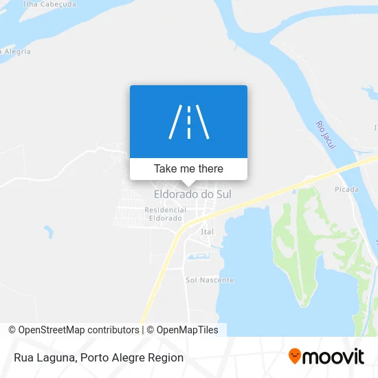 Rua Laguna map