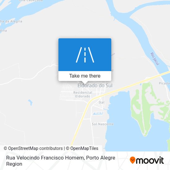 Rua Velocindo Francisco Homem map