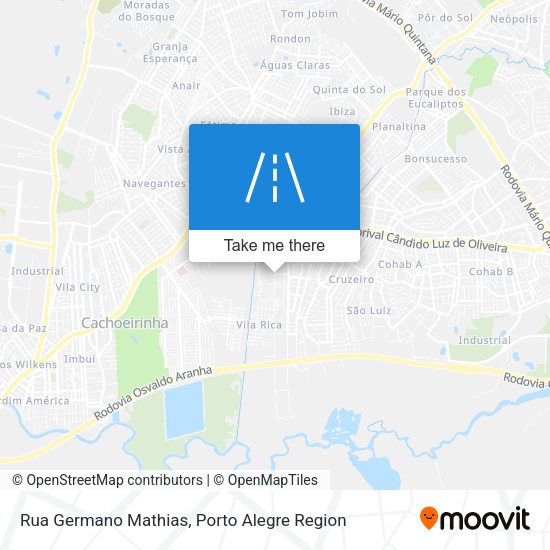 Rua Germano Mathias map