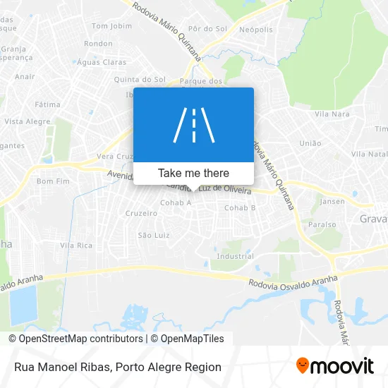 Rua Manoel Ribas map