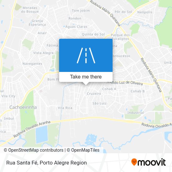 Rua Santa Fé map