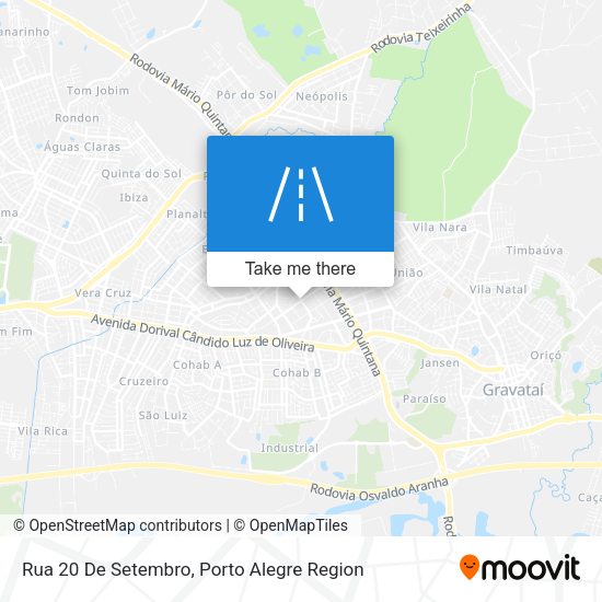 Rua 20 De Setembro map