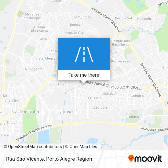 Rua São Vicente map