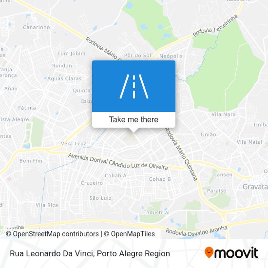 Rua Leonardo Da Vinci map