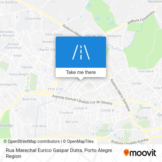 Rua Marechal Eurico Gaspar Dutra map