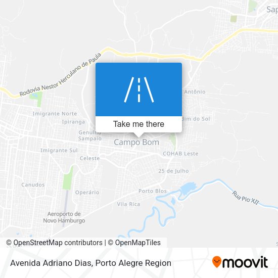 Avenida Adriano Dias map
