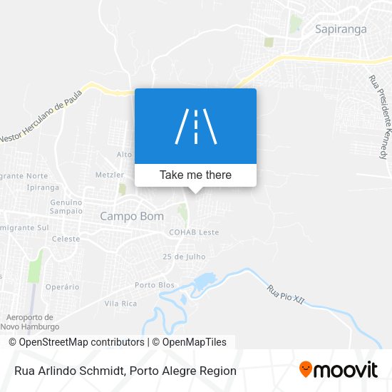 Rua Arlindo Schmidt map