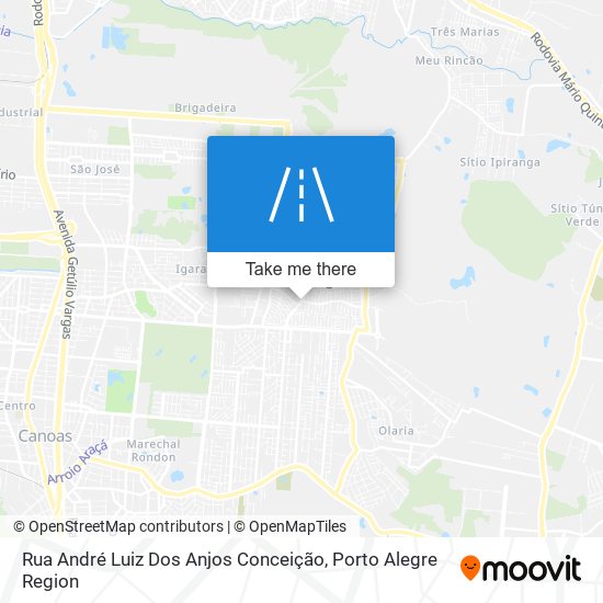 Mapa Rua André Luiz Dos Anjos Conceição