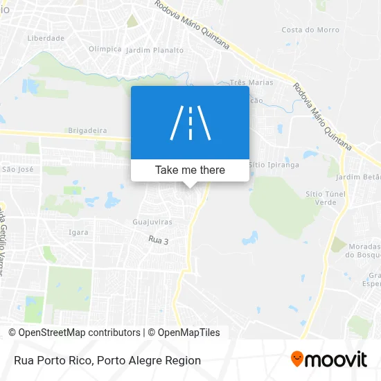 Rua Porto Rico map