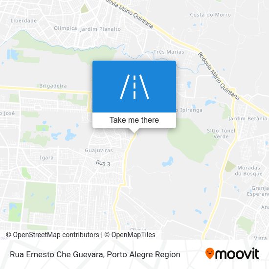 Rua Ernesto Che Guevara map