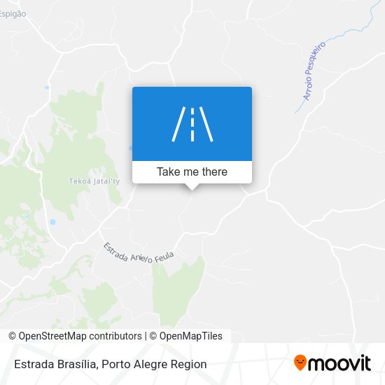 Estrada Brasília map
