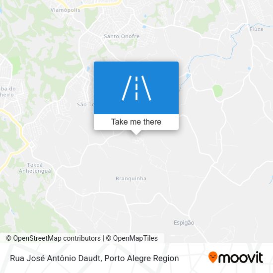 Rua José Antônio Daudt map