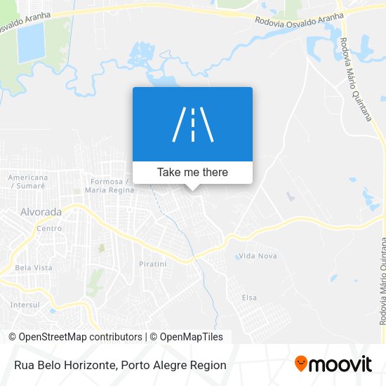 Rua Belo Horizonte map