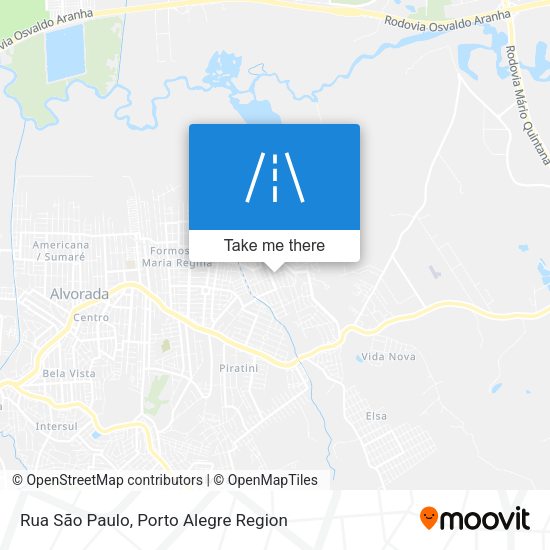 Rua São Paulo map