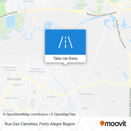 Rua Das Camélias map