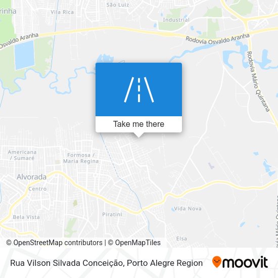 Rua Vilson Silvada Conceição map