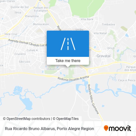 Rua Ricardo Bruno Albarus map