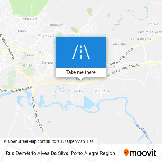Rua Demétrio Alves Da Silva map