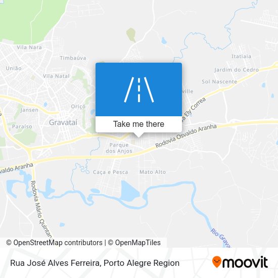 Rua José Alves Ferreira map