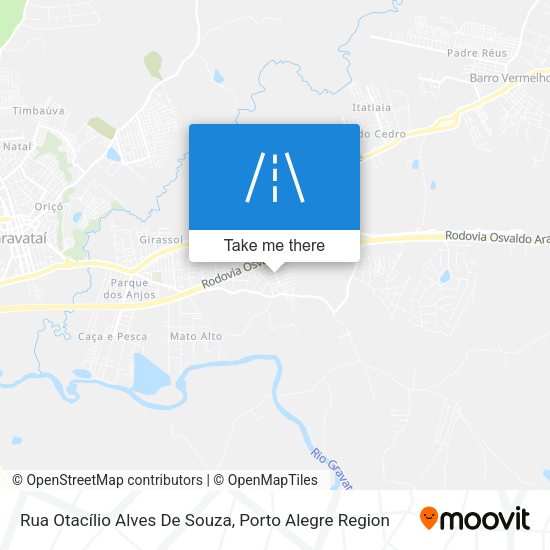 Rua Otacílio Alves De Souza map