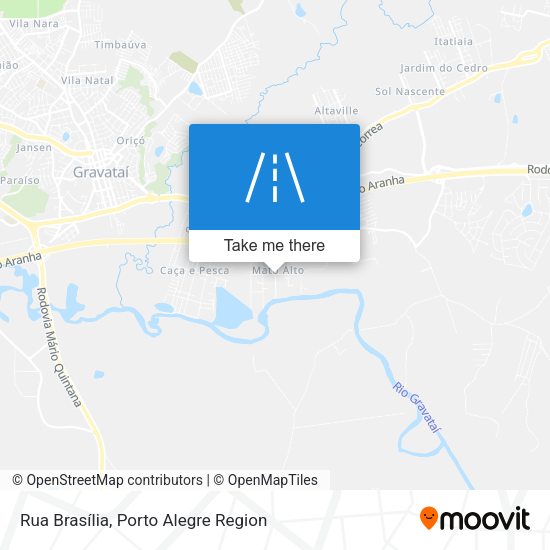 Rua Brasília map