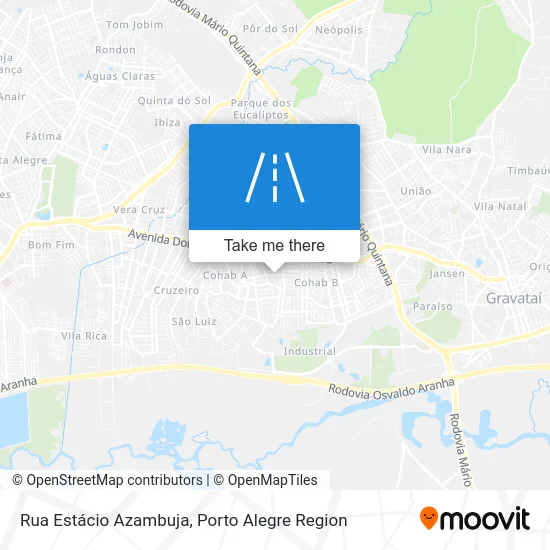 Rua Estácio Azambuja map