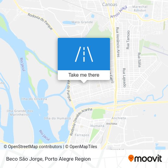 Beco São Jorge map
