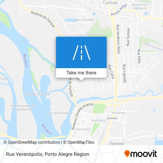 Rua Veranópolis map