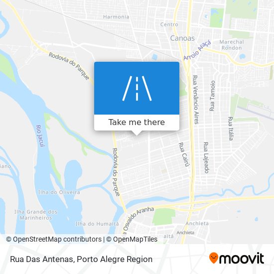 Mapa Rua Das Antenas