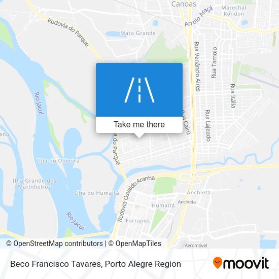 Beco Francisco Tavares map