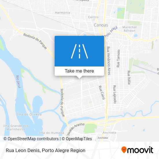 Rua Leon Denis map
