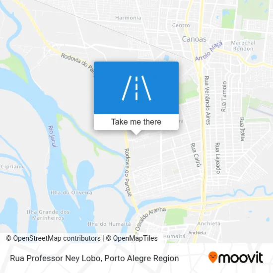 Rua Professor Ney Lobo map