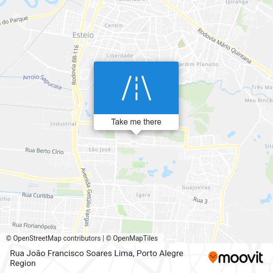 Rua João Francisco Soares Lima map