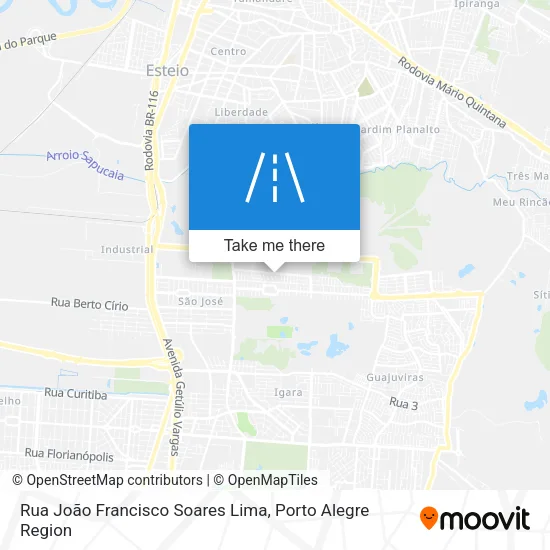 Rua João Francisco Soares Lima map
