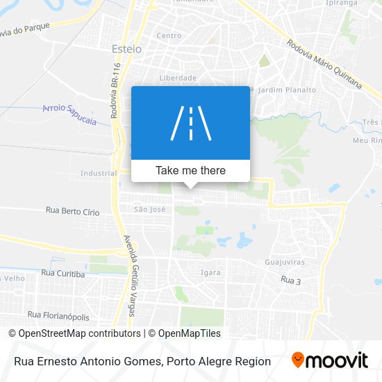 Rua Ernesto Antonio Gomes map
