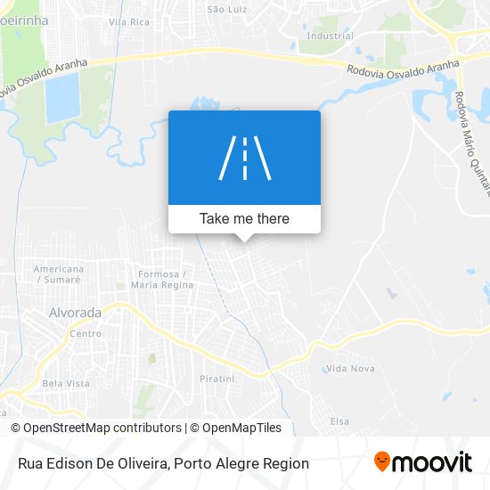 Rua Edison De Oliveira map