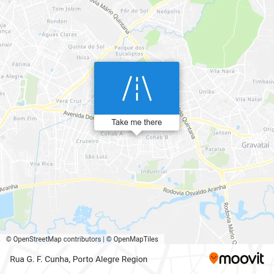 Rua G. F. Cunha map