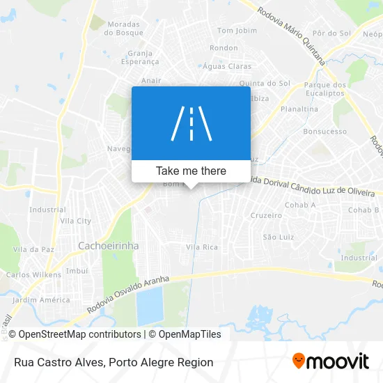 Rua Castro Alves map