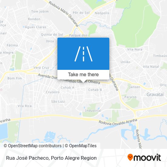 Rua José Pacheco map