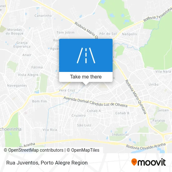 Rua Juventos map