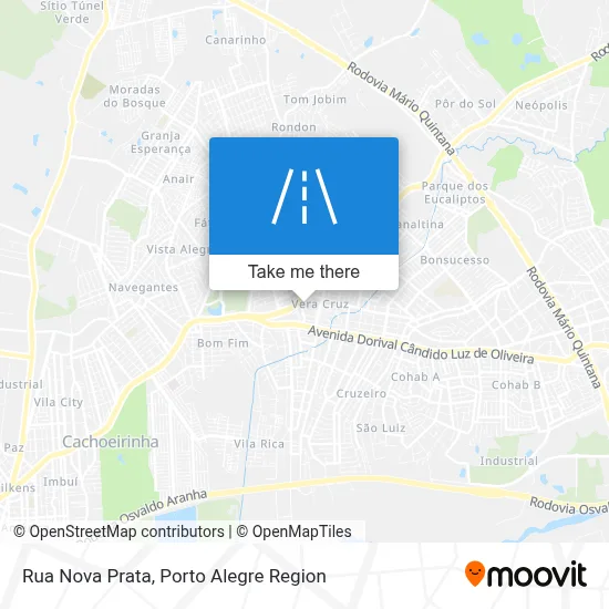 Rua Nova Prata map