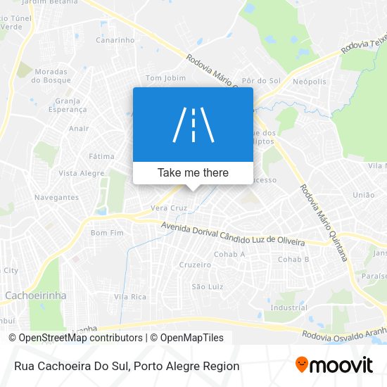 Rua Cachoeira Do Sul map
