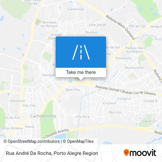 Rua André Da Rocha map