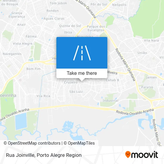 Rua Joinville map