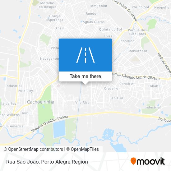 Rua São João map