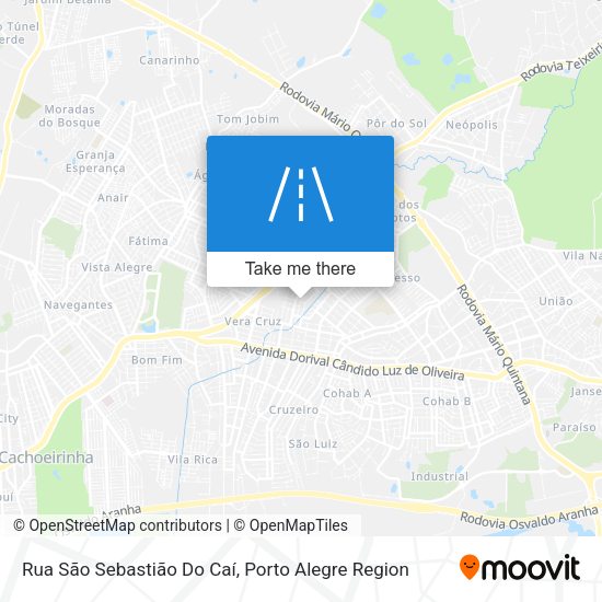 Rua São Sebastião Do Caí map