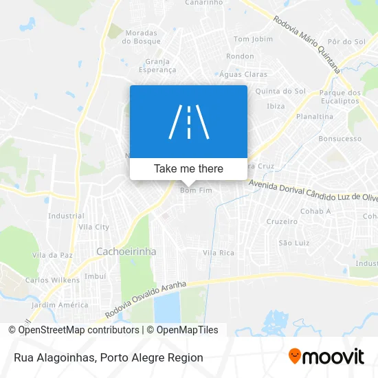 Rua Alagoinhas map