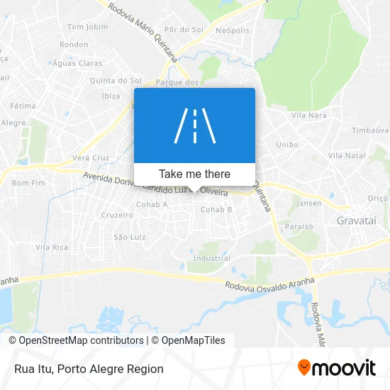 Rua Itu map
