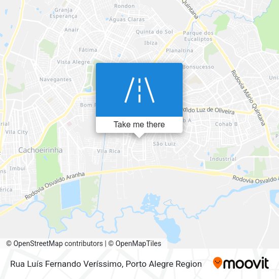Rua Luís Fernando Veríssimo map
